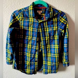 Target button down plaid shirt. EUC. No rips, stains or tears.